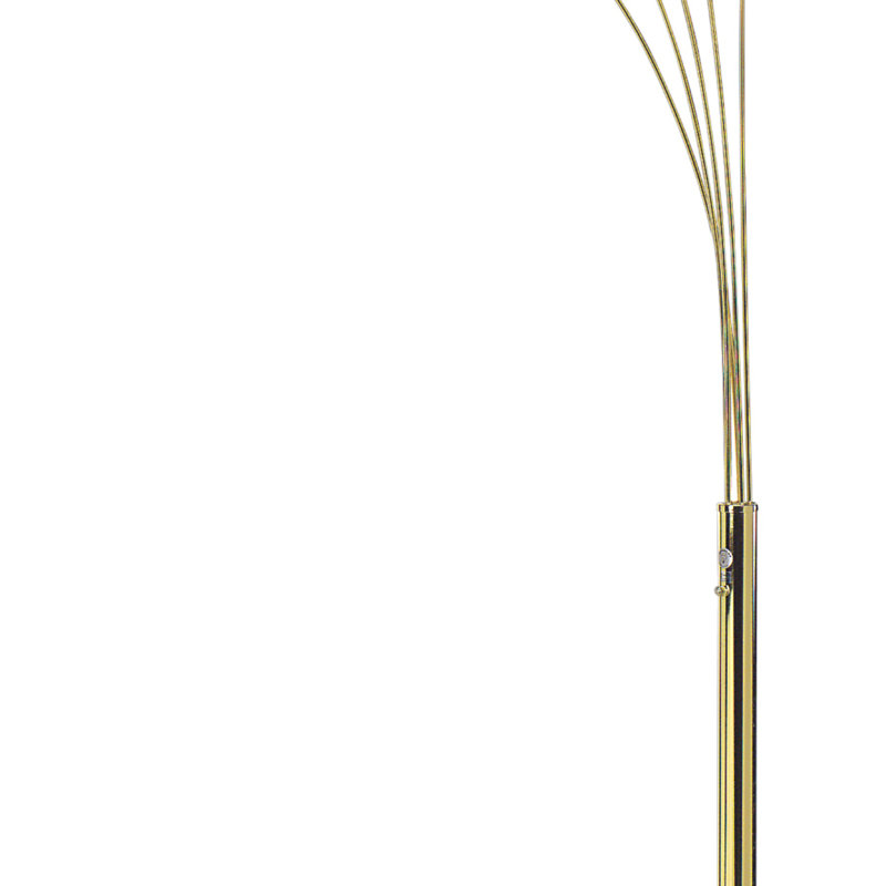 Lampe sur pied réglable à 5 têtes avec base robuste, pour rehausser l'éclairage et l'esthétique dans n'importe quelle pièce