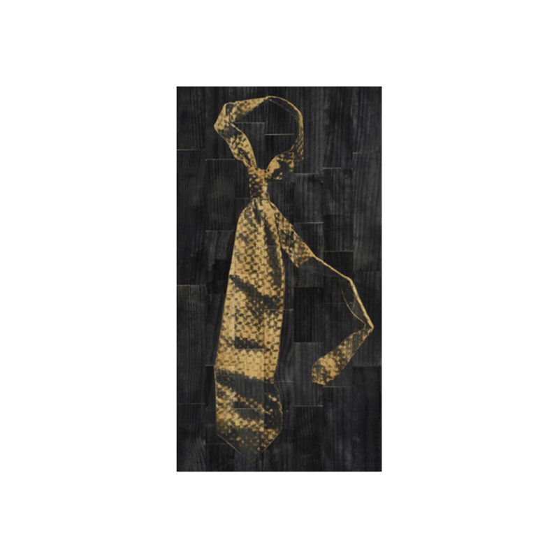 Single Man's Tie Print by Paperplate Inc., 45" H x 24" W x 1.5" D, Outdoor