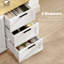 Buffet 47 "avec portes à fermeture douce, buffet moderne, blanc