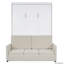 Lit escamotable mural Murphy avec coussin-107507792-107507793