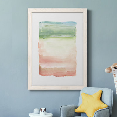 Skye I - Peinture sur toile encadrée