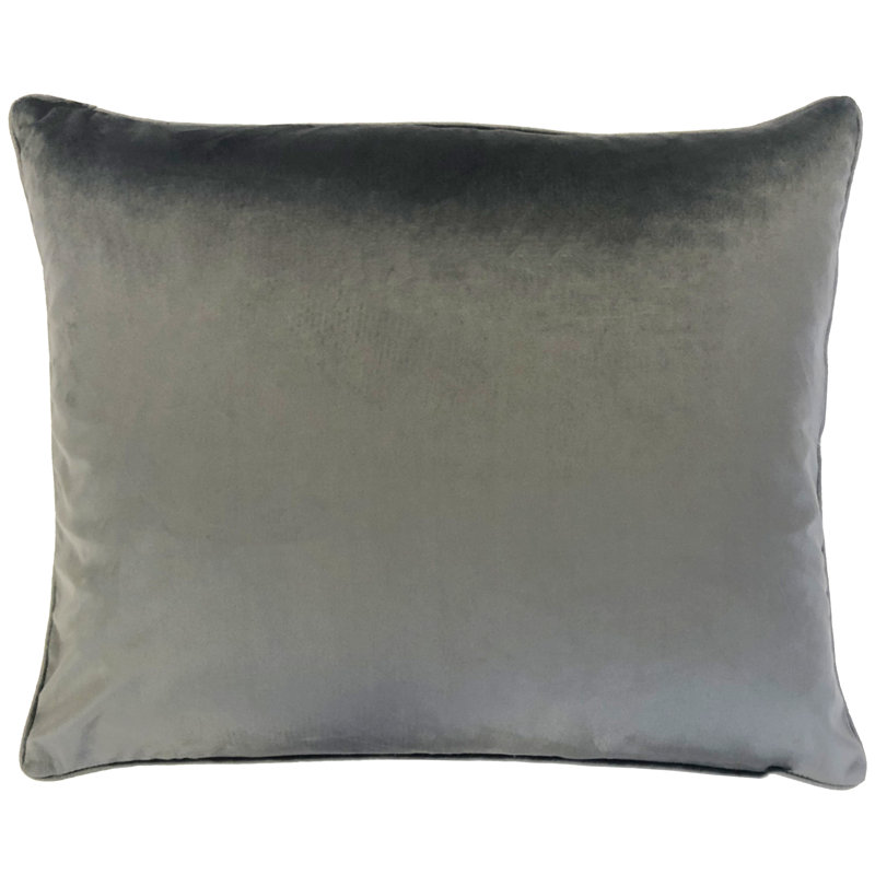 Marino Lumbar Pillow Cover & Insert, Gray