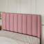 Lit plateforme tapissier en velours avec tête de lit Modern-982473075-982473073