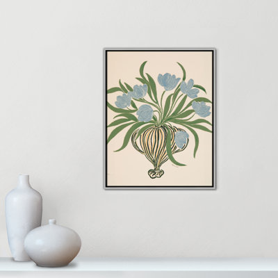 Colette La Poire, reproduction de tulipes bleues par Camilla Bergqvist