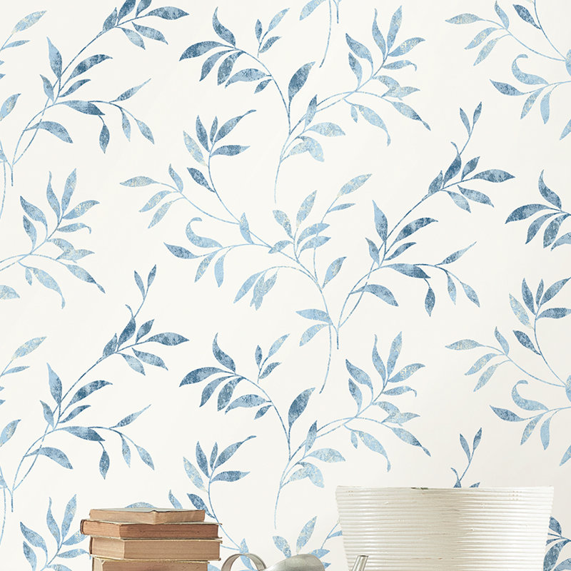 Rouleau de fleurs Rita, Bleu pâle