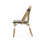 Ensemble de 2 chaises bistro d'extérieur en ratine et aluminium PE-936546404