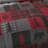 Red Forest Channel Gingham Comforter Set-1288449939