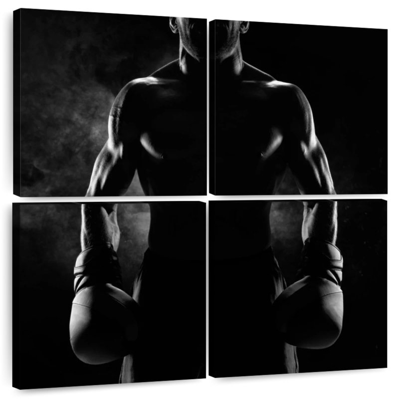 Sireci Muscular Kickboxer, 74" H x 74" W