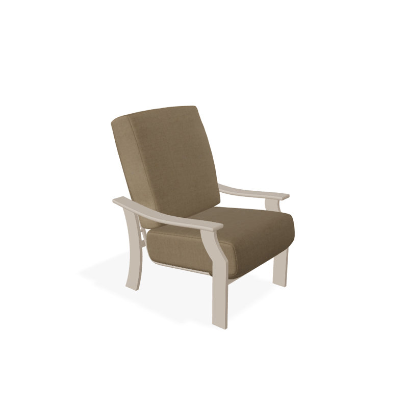 St. Catherine Outdoor Lounge Chair, Wren, Textured Desert