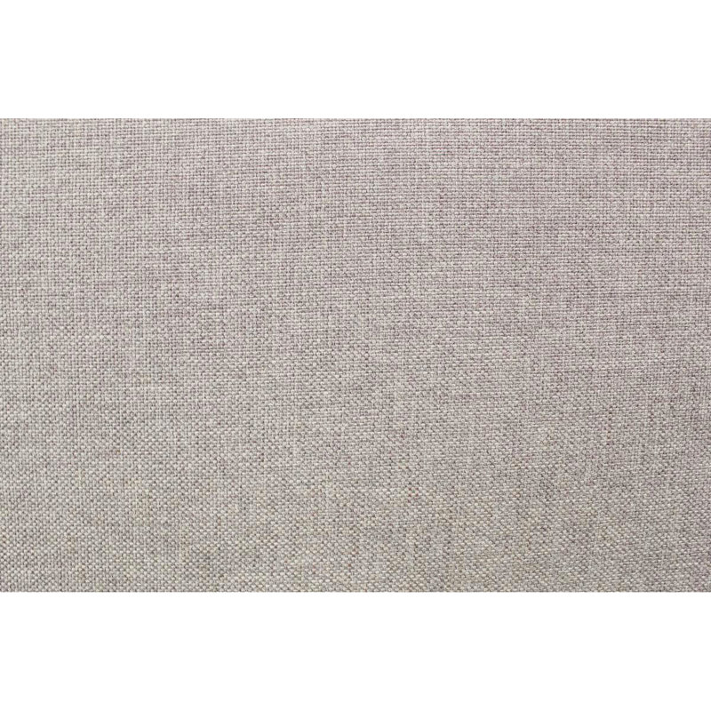 Mobilier de chambre à coucher grand lit avec tête de lit en tissu brun et tête de lit tapissier