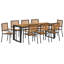 9 Piece Garden Dining Set-1918401266