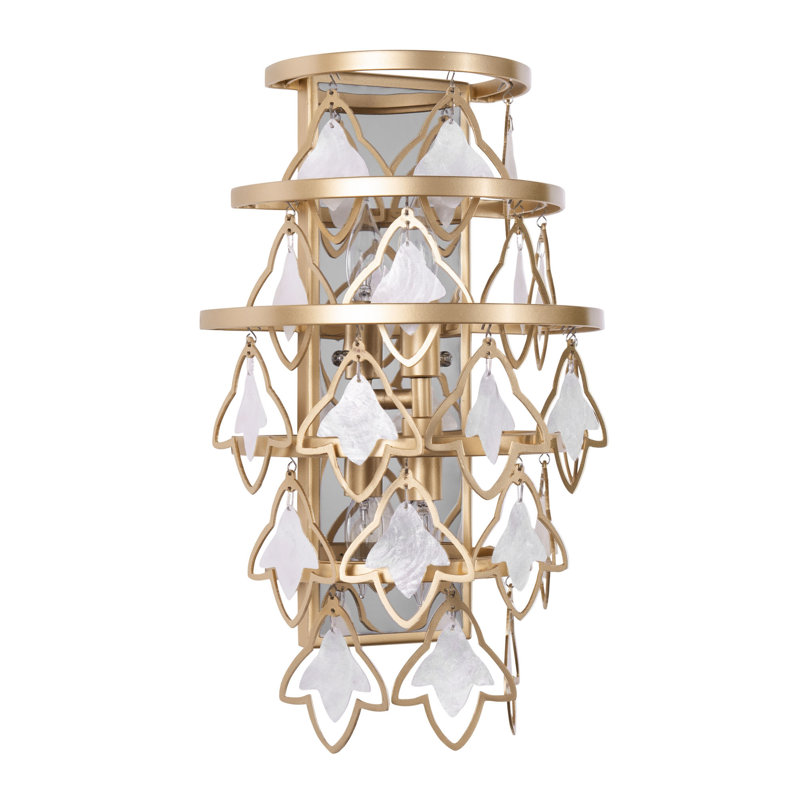 Fleur 2-Light Wall Sconce - French Gold