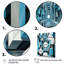 «Op Art Blue Focus VI» sur toile-155798671-155798656