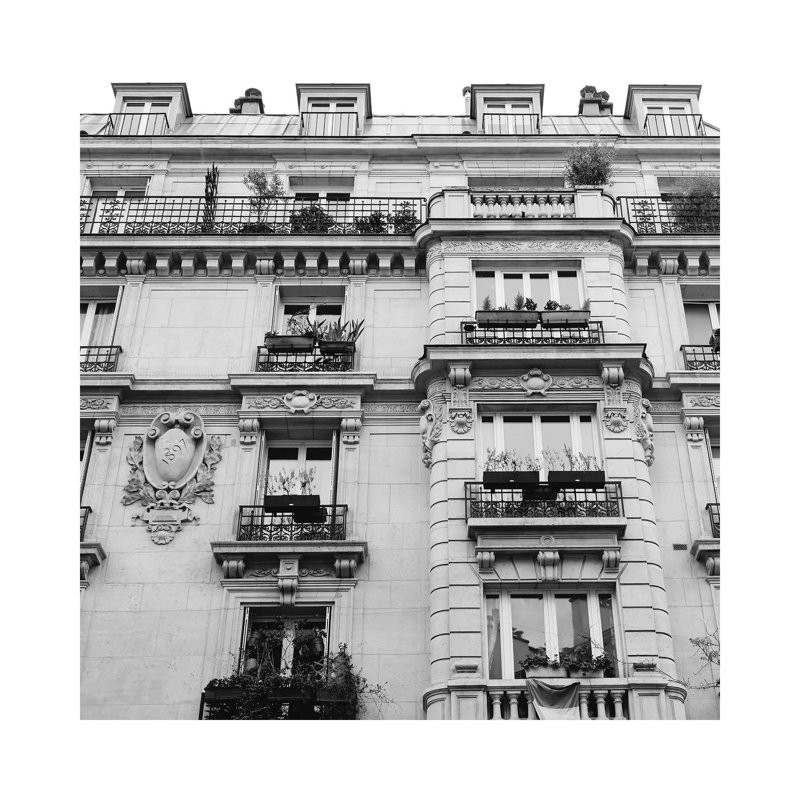 Paris Architecture by Bethany Young - Print on Canvas, 30.48cm H x 30.48cm W x 1.91cm D, Wrapped Canvas