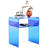 Devontre Modern Acrylic 2-Tier Home Decor, Nightstand, Anti-scratch Modern Side Table-44765180