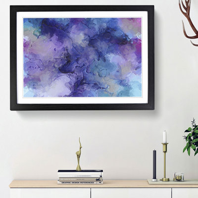 Midnight Joy in Abstract - Picture Frame Painting Print