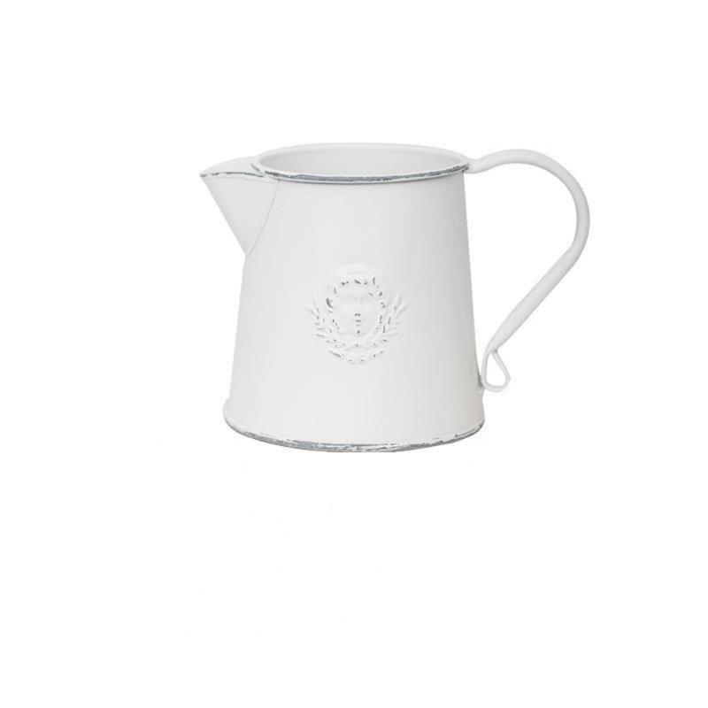 Vase en métal, H 5,7 po x l 7,87 po x P 5,2 po