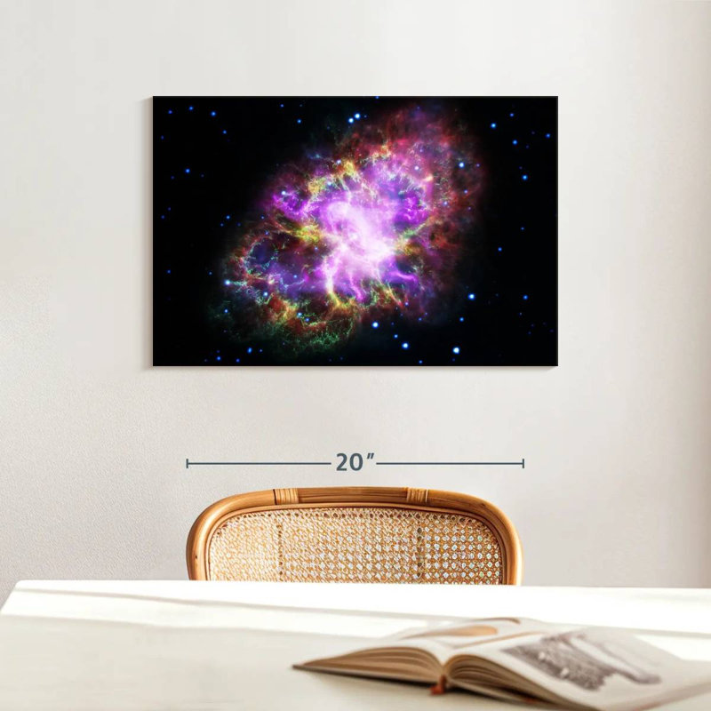 Oberle Sparkling Crab Nebula, 16" H x 24" W