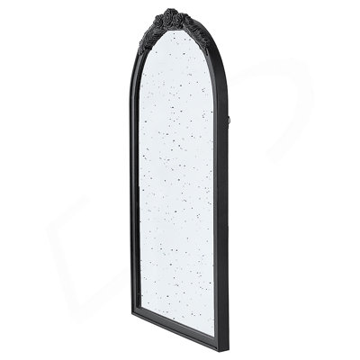 Manufactured Wood Frame Vertical Arch Mirror