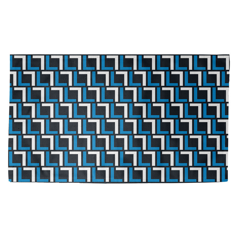 Geometric Indoor Rug, Rectangle 2' x 3'