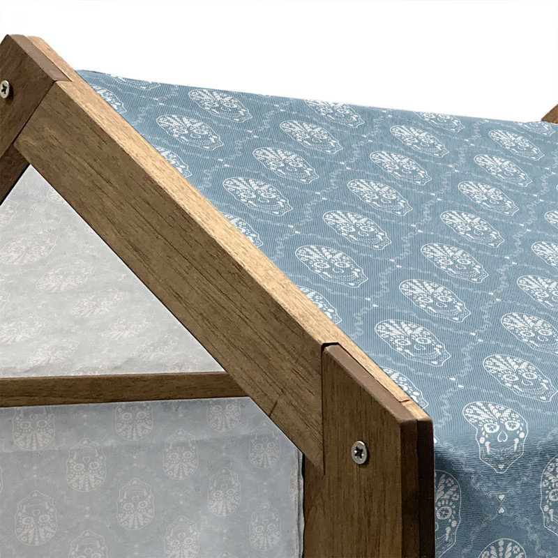 Niche pour chien en bois, H 32,28 po x l 39,37 po x P 28,35 po