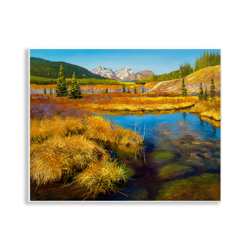 «Lush Pond Landscape» par Andrew Kiss