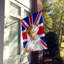 40 x 28 po en polyester britannique 2 faces english union jack drapeau maison-32012809