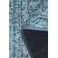 Tapis décoratif bleu à motif oriental rétro-434656784