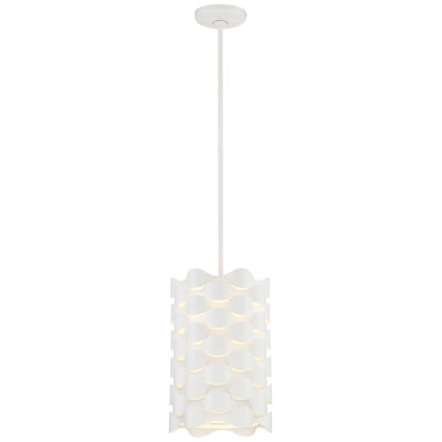 Luminaire suspendu cylindrique à DEL 1 lumière Rickey