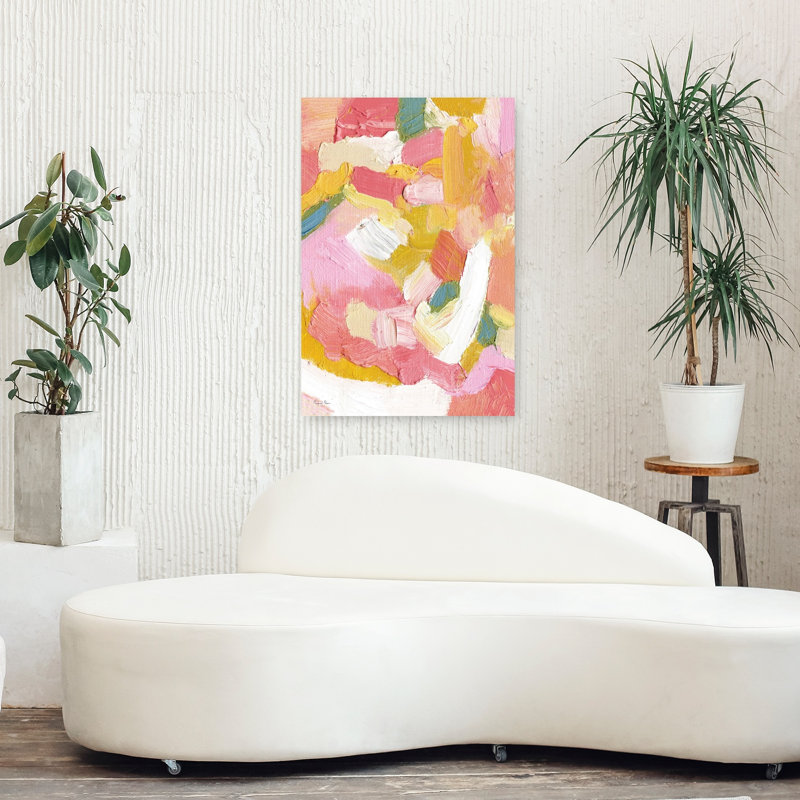 Art contemporain, art contemporain abstrait, H 36 po x l 24 po