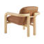 Fauteuil d'appoint rembourré en cuir 30 po Olympia -114201759