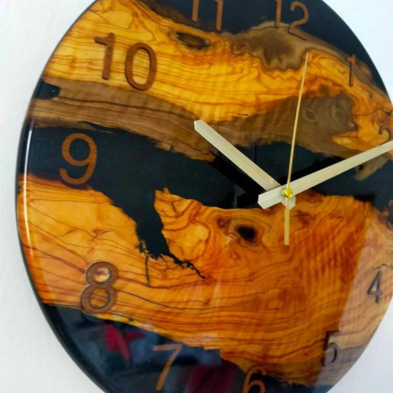 Wood Wall Clock, 32" H x 32" W x 2" D
