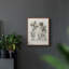 "Impression florale rétro CC-XXIX" sur papier-167000126-167000125