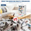 Grande armoire à pharmacie murale verrouillable – Rangement de premiers secours en métal pour salle de bain avec poignée et serrure à combinaison – Organisateur de médicaments sécurisé – Autocollant inclus – Argent