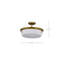 Plafonnier semi-encastré en verre Ruri-88570382