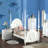 White Twin Poster Bed