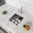 Undermount 16 Guage Single Bowl Kitchen Sink With Bottom Grid And Basket Strainer-126561434
