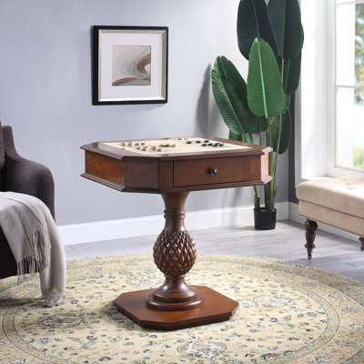 28'' W Thedford Darby Home Game Table (Including chess board)