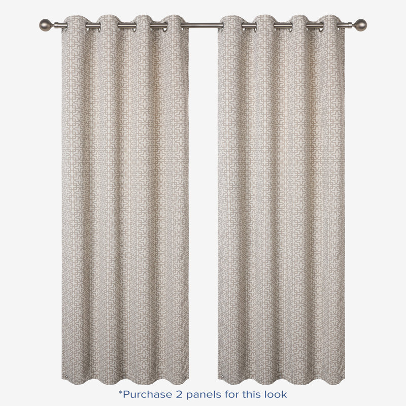 Panneau d'extérieur à œillets Cabana, Taupe, L 52 po x L 84 po