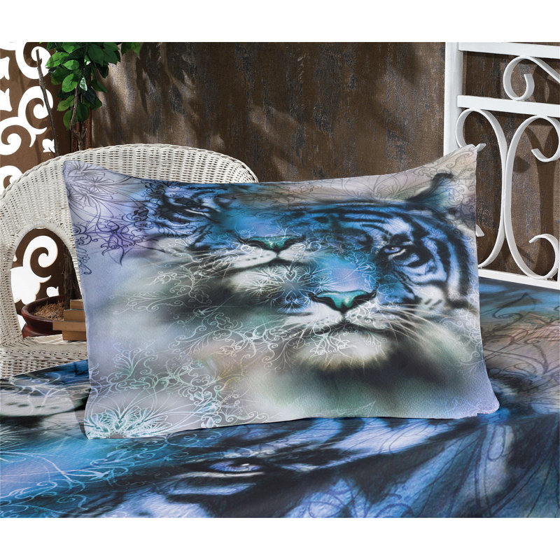 Drap-housse et coussin décoratif Ambesonne, Ensemble de draps pour très grand lit californien