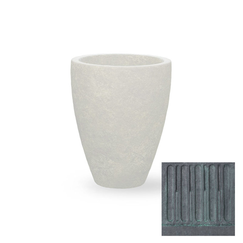 Pot de fleurs en pierre Perkinson, Plomb antique