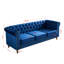 Canapé Chesterfield en velours 84,65 po
