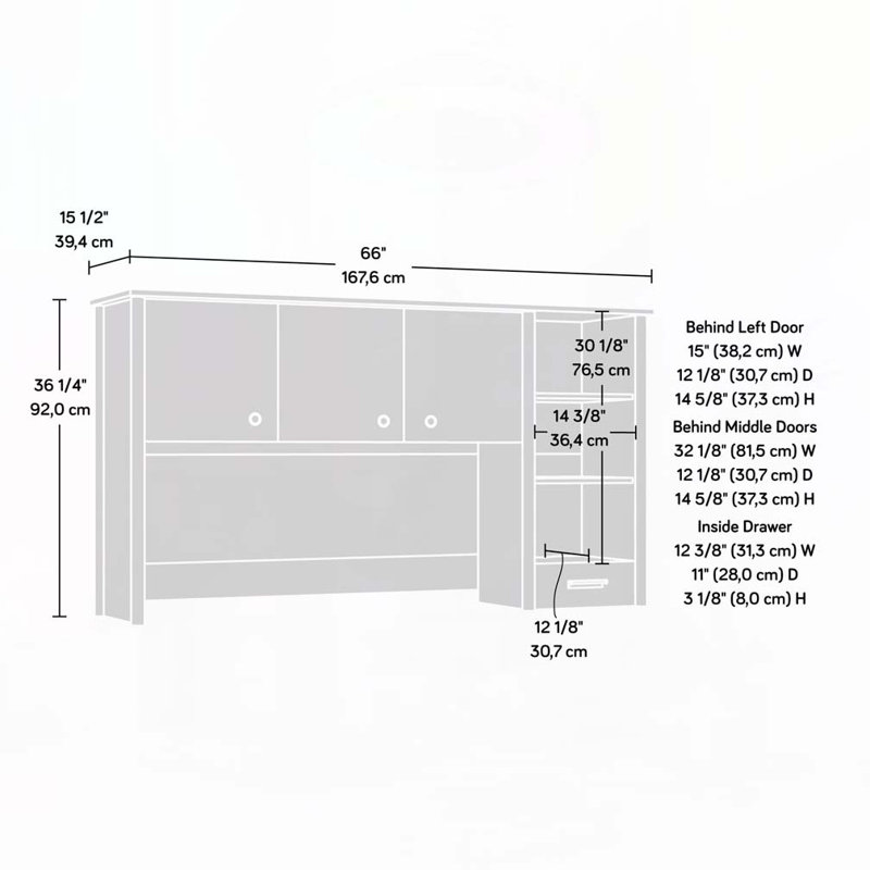 Storage Display Shelf for  Hutch