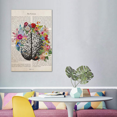 The Cerebrum - Wrapped Canvas Print