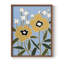 Impression sur bois Woodblock Floral II - bois massif-698769861-698769862