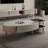 Luxury Oval Rockboard Coffee Table Set