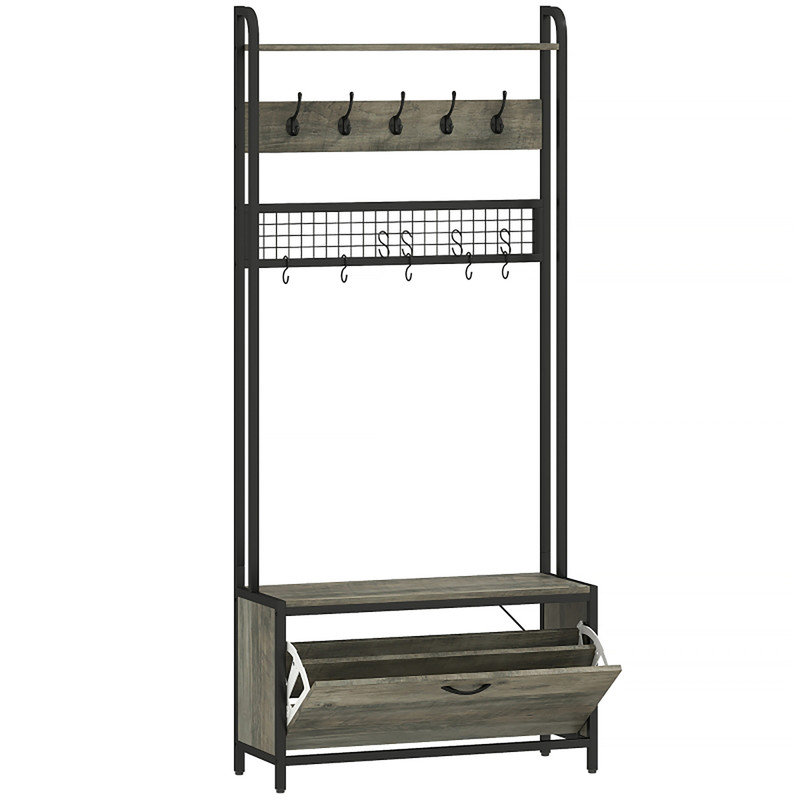 30cm Adjustable Clothing Rack, Gray