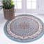 Tapis ivoire / bleu Jackson Jackson-38305395