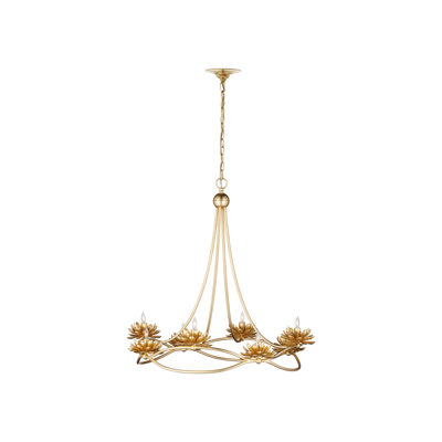 Lustre en cyrène doré