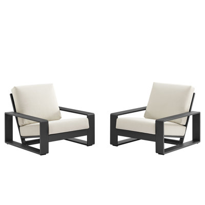 Ensemble de 2 fauteuils d'extérieur Lirienne